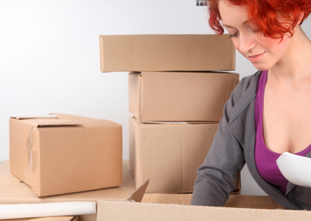 Cartons, packing boxes